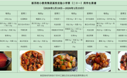 新苏附小教育集团溪秀实验小学2025-2026学年第一学期第（ 二十一）周菜谱